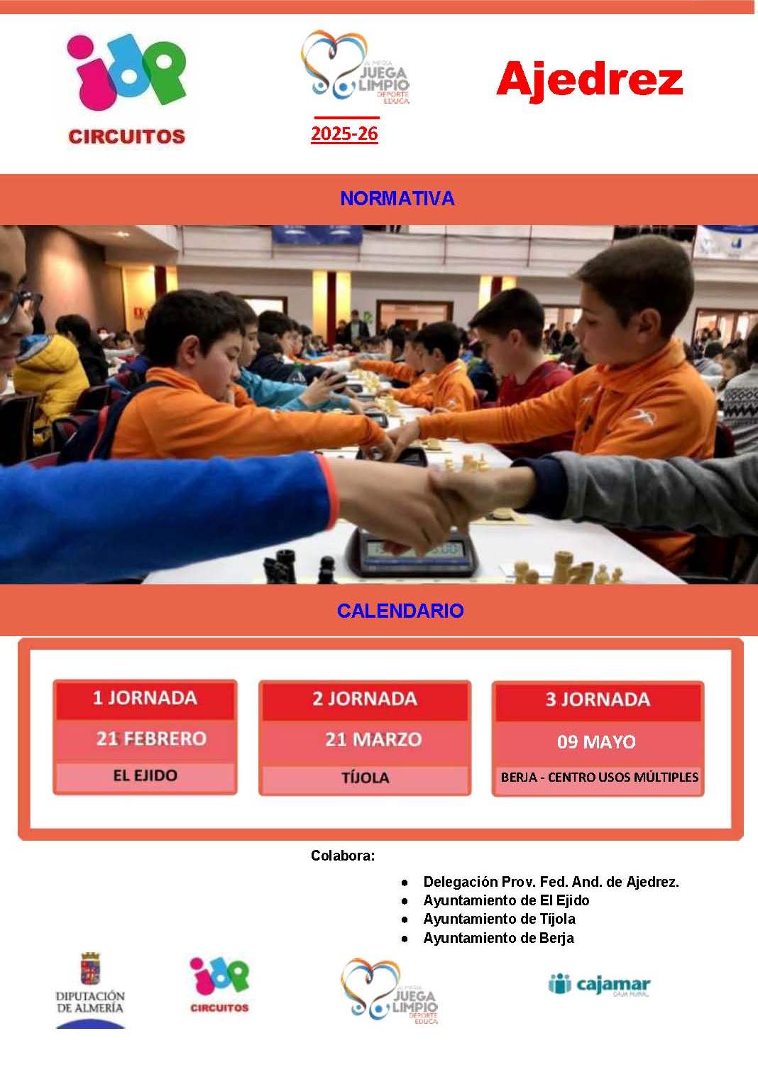 Circuito de Promoción  del Ajedrez. Berja 09-05-26